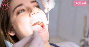 Air flow teeth cleaning