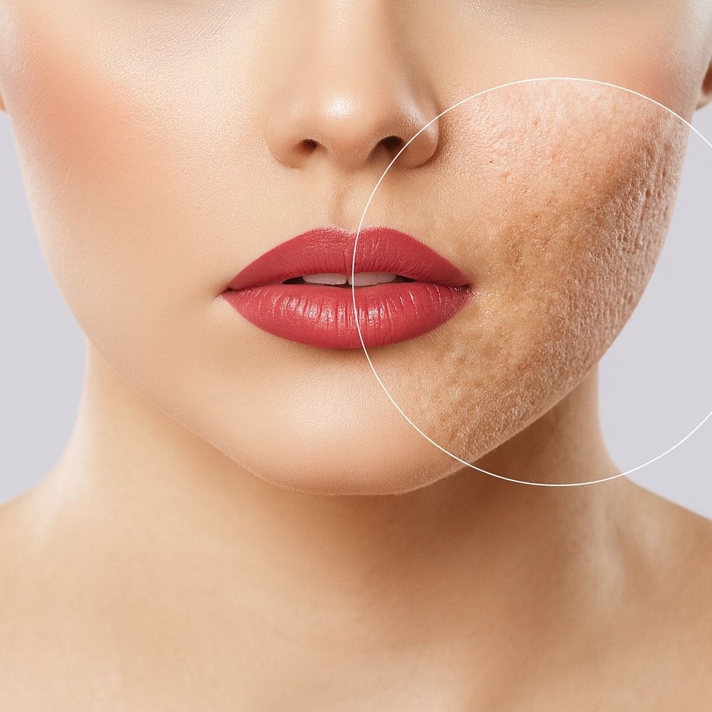 Texture Pores and Scarring