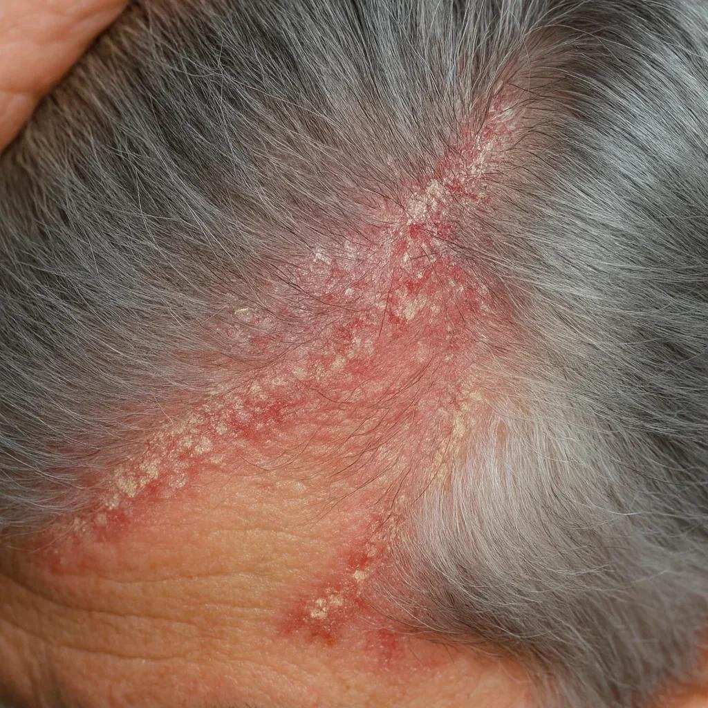 Skin care close-up